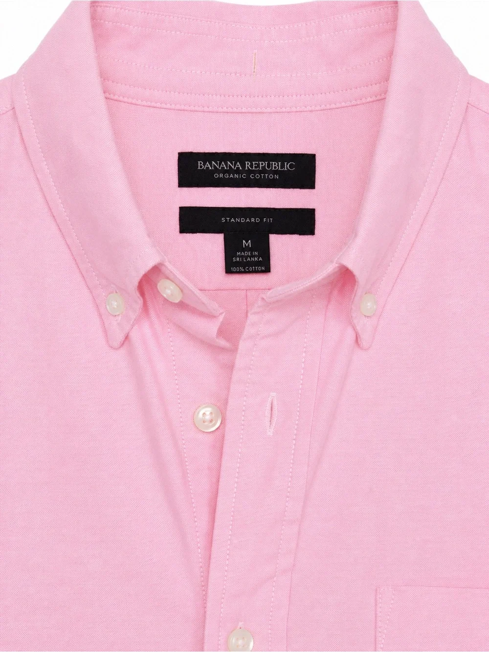 Banana Republic Men’s Light Pink Button-Down Shirt